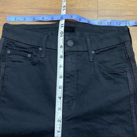 MOTHER High Waisted Looker Ankle Guilty Party Racer Women Size 25 - Picture 5 of 10